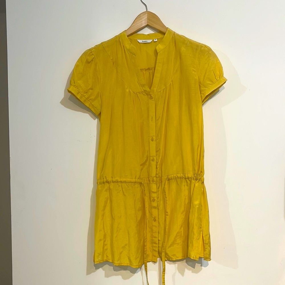Bossini yellow women tunic size M